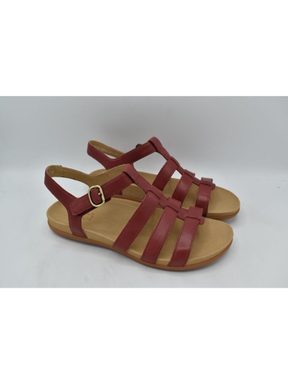 Dansko EU 39 US 8.5-9 Janice Calf Cayenne Leather Open Toe Strappy Sandals Shoes - Picture 3 of 13